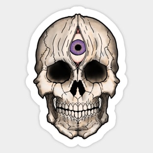 Skull Eye Sticker